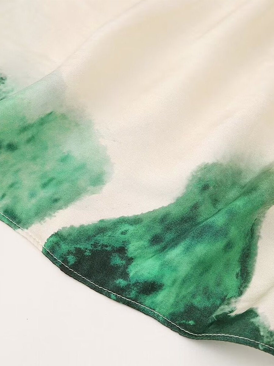 Elegant Watercolor Floral Blouse